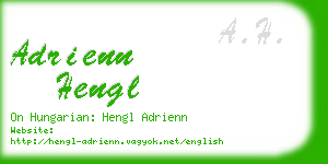 adrienn hengl business card